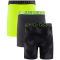 3er Pack UNDER ARMOUR Performance Tech Print Boxershorts Jungen 730 - hi-vis yellow S (8-9 Jahre)
