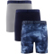 3er Pack UNDER ARMOUR Performance Tech Print Boxershorts Jungen 413 - midnight navy S (8-9 Jahre)