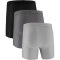 3er Pack UNDER ARMOUR Performance Tech Mesh Mod 6" Boxershorts Herren 052 - mod gray S