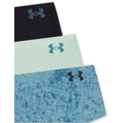 3er Pack UNDER ARMOUR Pure Stretch No-Show Print String Damen 490 - enamel blue XL
