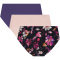 3er Pack UNDER ARMOUR Pure Stretch No-Show Print Hipster Damen 953 - pink dusk M