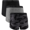 3er Pack UNDER ARMOUR Performance Tech Print 3" Boxershorts Herren 001 - black XS
