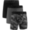 3er Pack UNDER ARMOUR Performance Tech Mesh Print 6" Boxershorts Herren 038 - titan gray M
