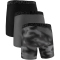 3er Pack UNDER ARMOUR Performance Tech Mesh Print 6" Boxershorts Herren 038 - titan gray M