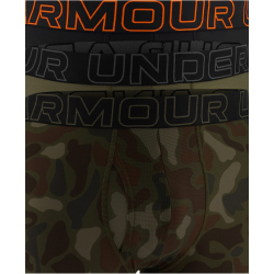 3er Pack UNDER ARMOUR Performance Tech Novelty 6" Boxershorts Herren 997 - black w/solar oran S