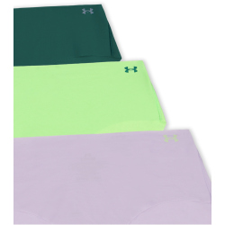 3er Pack UNDER ARMOUR Pure Stretch No-Show Solid Hipster Damen 554 - purple crest XS