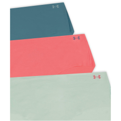 3er Pack UNDER ARMOUR Pure Stretch No-Show Solid Hipster Damen 490 - enamel blue XL