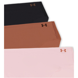 3er Pack UNDER ARMOUR Pure Stretch No-Show Solid Bikini Briefs Damen 685 - prime pink XL