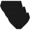 3er Pack UNDER ARMOUR Pure Stretch No-Show Solid Bikini Briefs Damen 001 - black XS