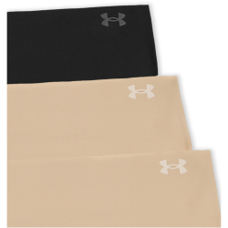 3er Pack UNDER ARMOUR Pure Stretch No-Show Solid String Damen 996 - hue 500 w/black M