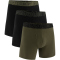 3er Pack UNDER ARMOUR Performance Cotton Solid 6" Boxershorts Herren 968 - black w/marine od 3XL