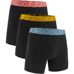 3er Pack UNDER ARMOUR Performance Cotton Solid 6" Boxershorts Herren 496 - boundless blue XXL