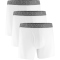 3er Pack UNDER ARMOUR Performance Cotton Solid 6" Boxershorts Herren 100 - white XXL