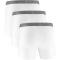 3er Pack UNDER ARMOUR Performance Cotton Solid 6" Boxershorts Herren 100 - white XXL