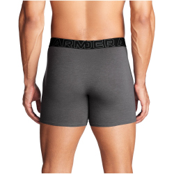 3er Pack UNDER ARMOUR Performance Cotton Solid 6" Boxershorts Herren 021 - castlerock XXL