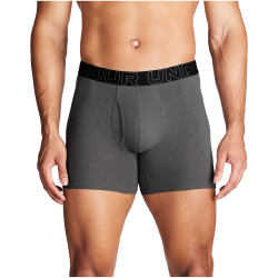 3er Pack UNDER ARMOUR Performance Cotton Solid 6" Boxershorts Herren 021 - castlerock 3XL