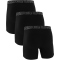 3er Pack UNDER ARMOUR Performance Cotton Solid 6" Boxershorts Herren 001 - black XS