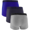3er Pack UNDER ARMOUR Performance Cotton Solid 3" Boxershorts Herren 413 - midnight navy M