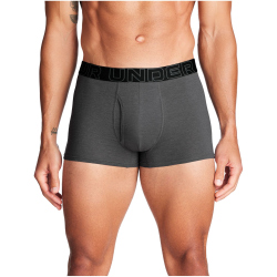 3er Pack UNDER ARMOUR Performance Cotton Solid 3" Boxershorts Herren 021 - castlerock S