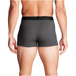 3er Pack UNDER ARMOUR Performance Cotton Solid 3" Boxershorts Herren 021 - castlerock S
