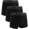 3er Pack UNDER ARMOUR Performance Cotton Solid 3" Boxershorts Herren 001 - black S