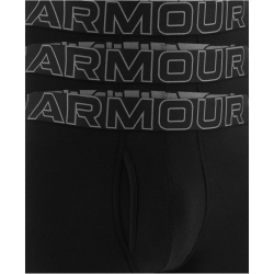 3er Pack UNDER ARMOUR Performance Cotton Solid 3" Boxershorts Herren 001 - black M