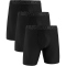 3er Pack UNDER ARMOUR Performance Tech Mesh Solid 9" Boxershorts Herren 001 - black S