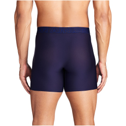 3er Pack UNDER ARMOUR Performance Tech Mesh Solid 6" Boxershorts Herren 413 - midnight navy S