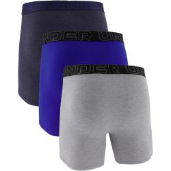 3er Pack UNDER ARMOUR Performance Tech Mesh Solid 6" Boxershorts Herren 413 - midnight navy S