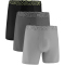 3er Pack UNDER ARMOUR Performance Tech Mesh Solid 6" Boxershorts Herren 059 - titanium M