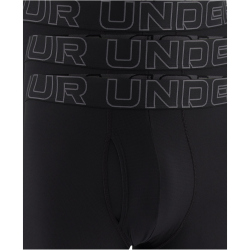 3er Pack UNDER ARMOUR Performance Tech Mesh Solid 6" Boxershorts Herren 001 - black M