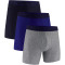 3er Pack UNDER ARMOUR Performance Tech Solid 6" Boxershorts Herren 402 - royal S