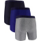 3er Pack UNDER ARMOUR Performance Tech Solid 6" Boxershorts Herren 402 - royal S