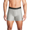 3er Pack UNDER ARMOUR Performance Tech Solid 6" Boxershorts Herren 053 - steel S