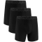 3er Pack UNDER ARMOUR Performance Tech Solid 6" Boxershorts Herren 001 - black XS