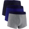 3er Pack UNDER ARMOUR Performance Tech Solid 3" Boxershorts Herren 402 - royal XS