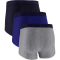 3er Pack UNDER ARMOUR Performance Tech Solid 3" Boxershorts Herren 402 - royal XS