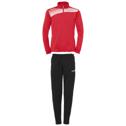 uhlsport Liga 2.0 1/4-Zip Trainingsanzug rot/weiß 128