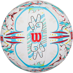 Wilson Graffiti Peace Volleyball whiteblue 5