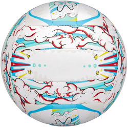 Wilson Graffiti Peace Volleyball whiteblue 5
