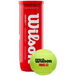 3er Pack Wilson X3 Padelbälle yellow