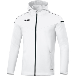 JAKO Champ 2.0 Kapuzenjacke wei&szlig; 164