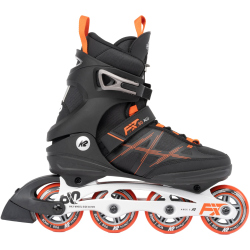 K2 F.I.T. 80 Alu Inlineskates Herren 1 - black/red 41.5