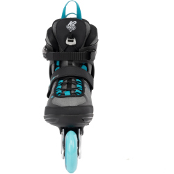 K2 Alexis 80 Alu Inlineskates Damen 1 - grey/cyan 36