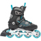 K2 Alexis 80 Alu Inlineskates Damen 1 - grey/cyan 36