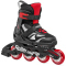 Rollerblade Microblade Inlineskates Kinder ND01 - schwarz/rot 28-30