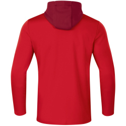 JAKO Champ 2.0 Kapuzenjacke Damen rot/weinrot 34