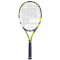 Babolat Boost Aero Besaitung Tennisschläger 100 - navy/gelb/weiß 1