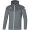 JAKO Champ 2.0 Kapuzenjacke steingrau/anthra light 128