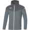 JAKO Champ 2.0 Kapuzenjacke steingrau/anthra light 164